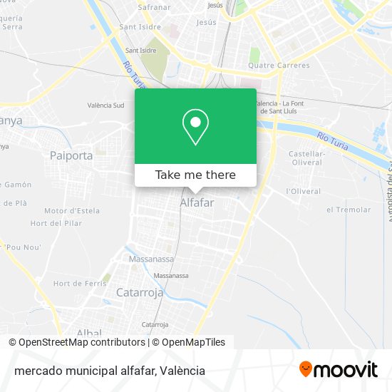 mercado municipal alfafar map