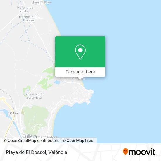 Playa de El Dossel map