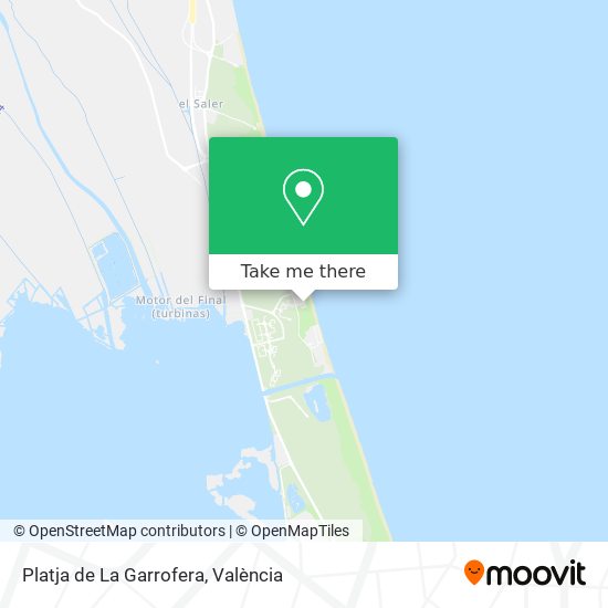 Platja de La Garrofera map