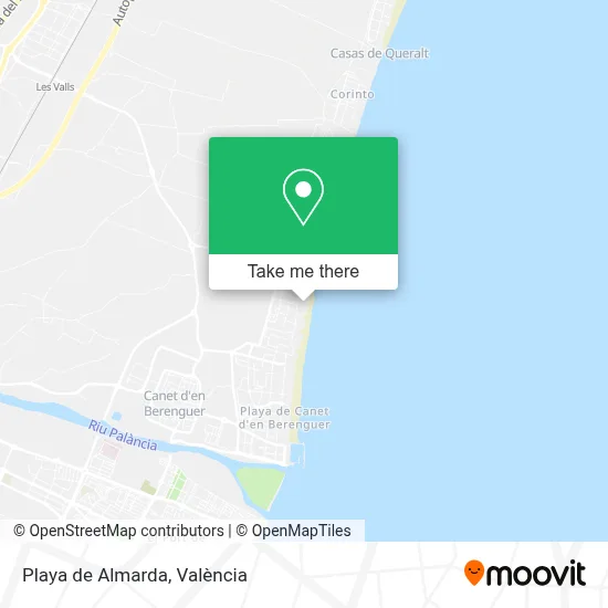 Playa de Almarda map