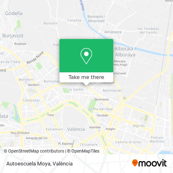 Autoescuela Moya map