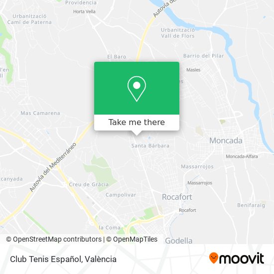 Club Tenis Español map