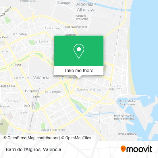 Barri de l'Algiros map