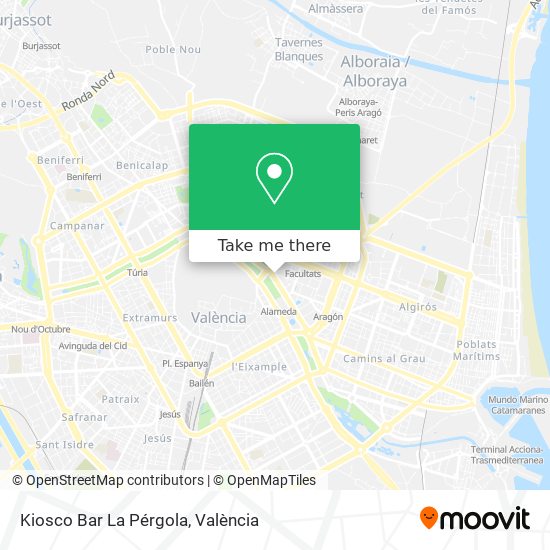 Kiosco Bar La Pérgola map
