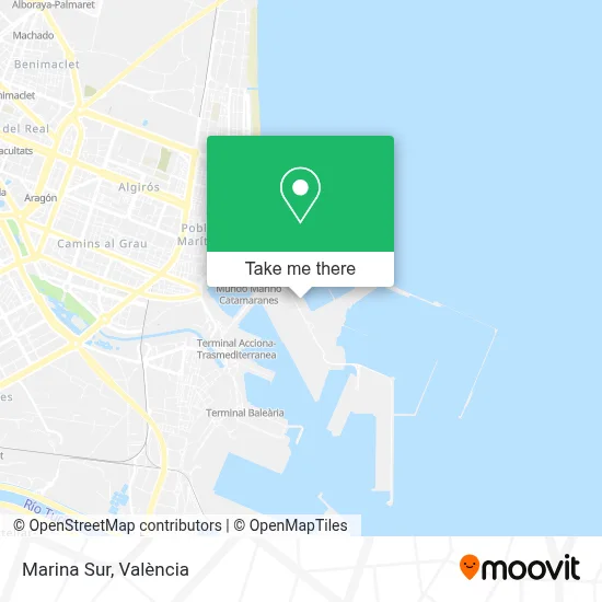 Marina Sur map