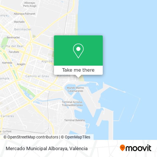 Mercado Municipal Alboraya map