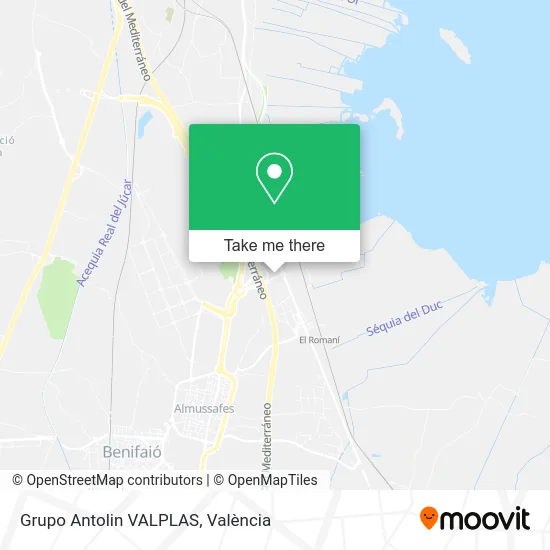 Grupo Antolin VALPLAS map