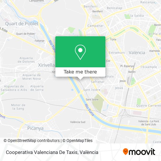 Cooperativa Valenciana De Taxis map