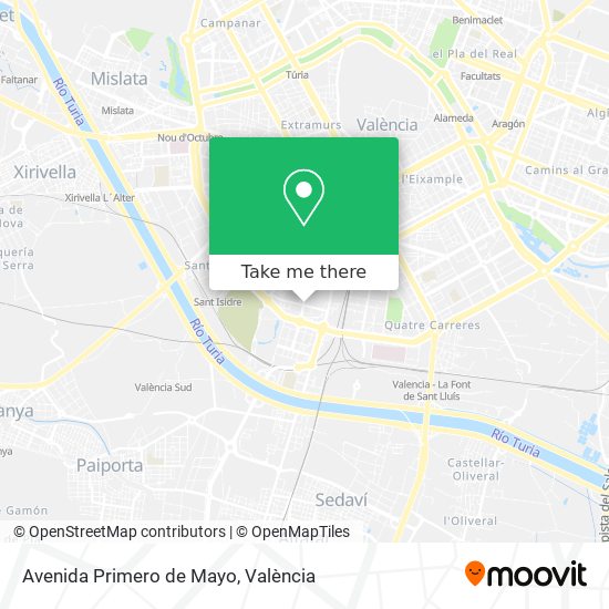 Avenida Primero de Mayo map