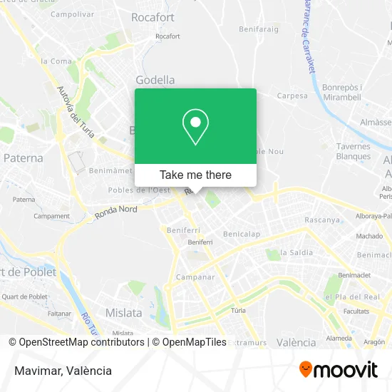 Mavimar map