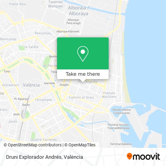 Druni Explorador Andrés map
