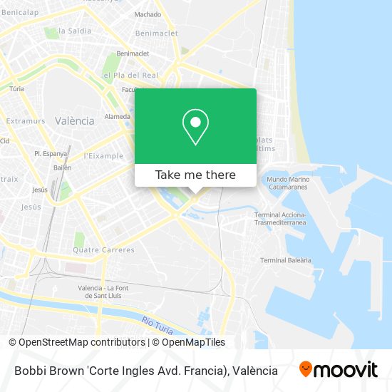 Bobbi Brown  'Corte Ingles Avd. Francia) map