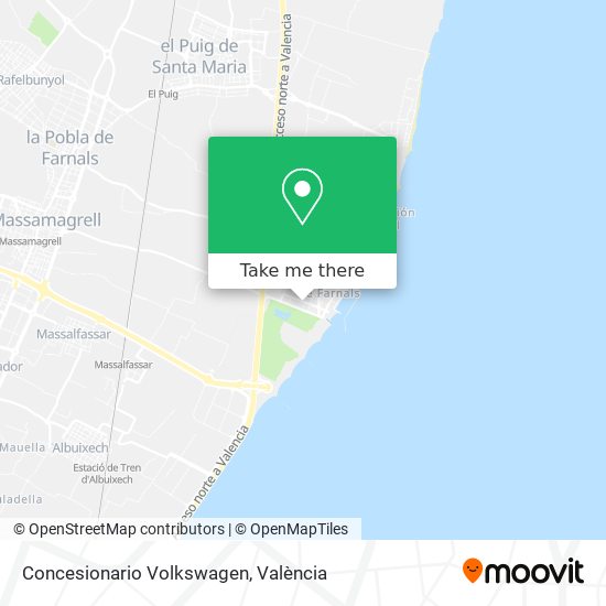 Concesionario Volkswagen map