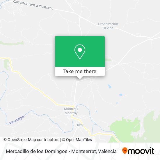 Mercadillo de los Domingos - Montserrat map