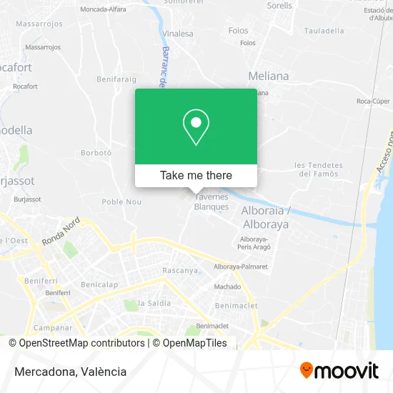 Mercadona map