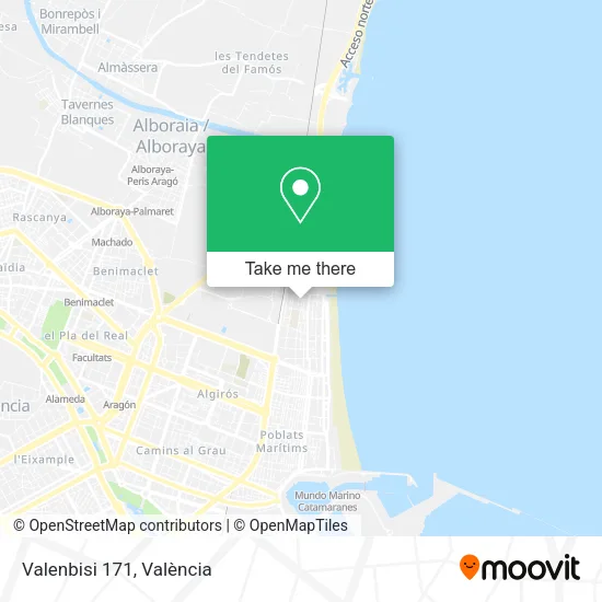 Valenbisi 171 map