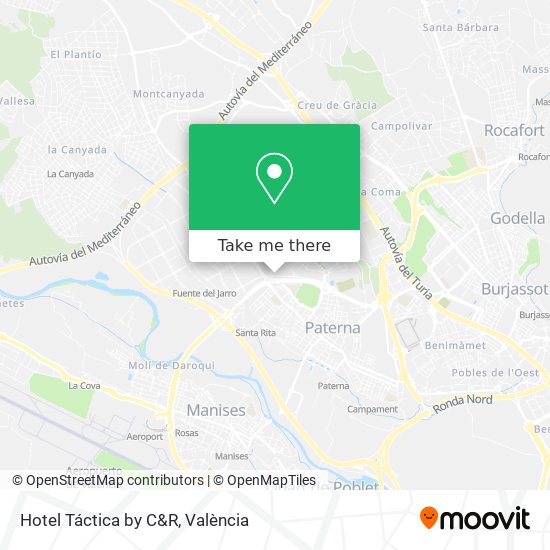 Hotel Táctica by C&R map
