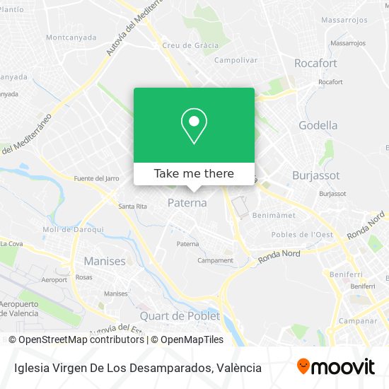 Iglesia Virgen De Los Desamparados map