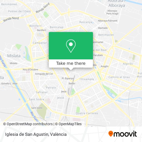 Iglesia de San Agustin map