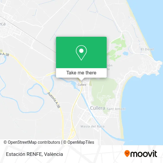 Estación RENFE map