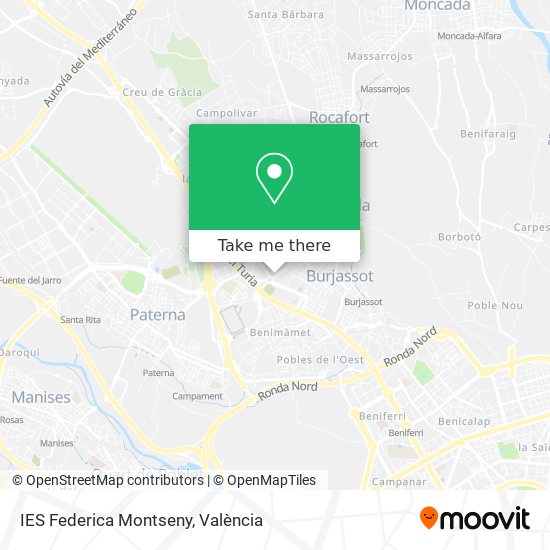 IES Federica Montseny map