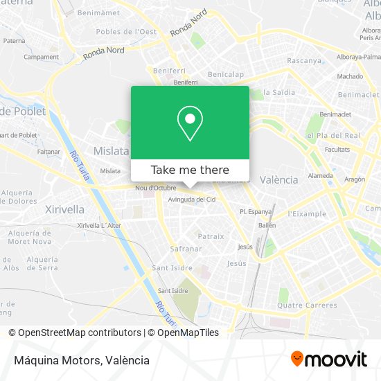 Máquina Motors map