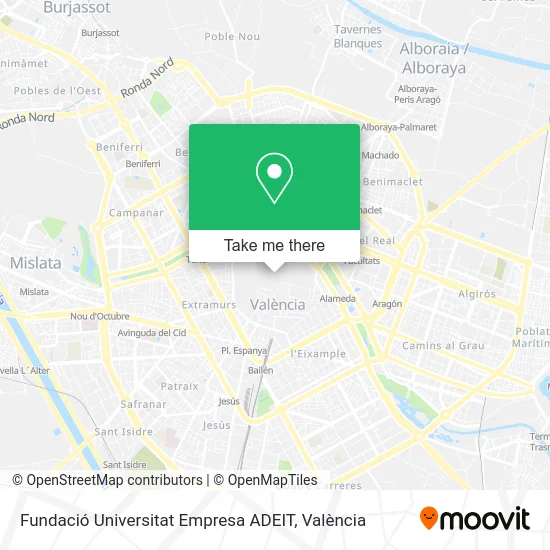 Fundació Universitat Empresa ADEIT map