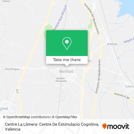Centre La Llimera- Centre De Estimulacio Cognitiva map