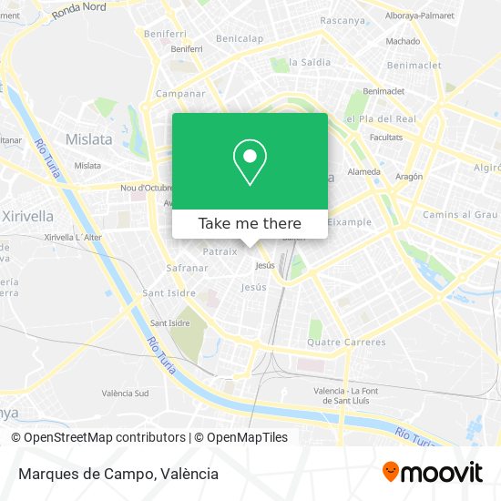 Marques de Campo map