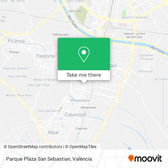 Parque Plaza San Sebastian map