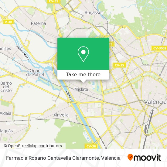 Farmacia Rosario Cantavella Claramonte map