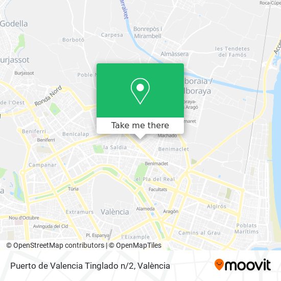 Puerto de Valencia Tinglado n / 2 map
