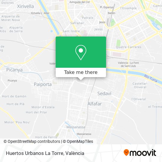 Huertos Urbanos La Torre map