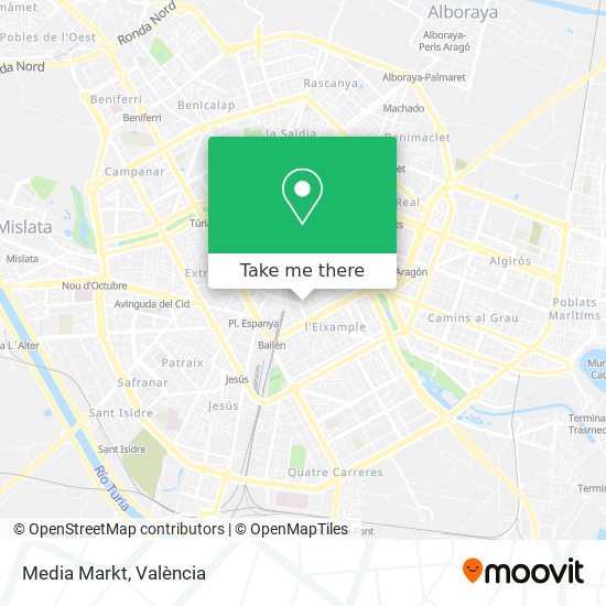 mapa Media Markt