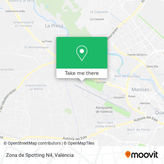 Zona de Spotting N4 map