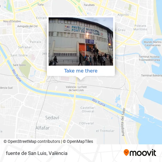 fuente de San Luis map