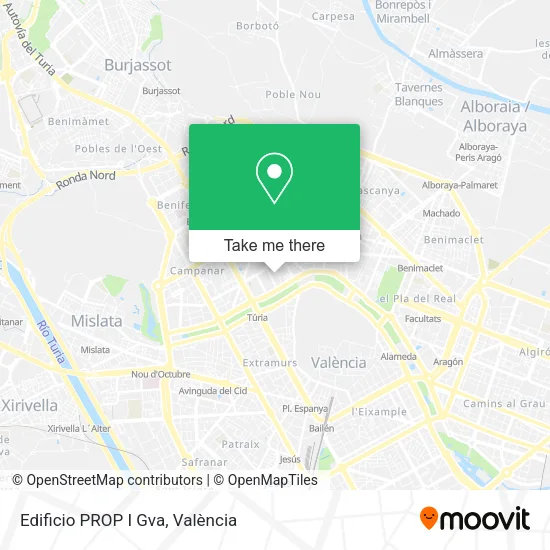Edificio PROP I Gva map