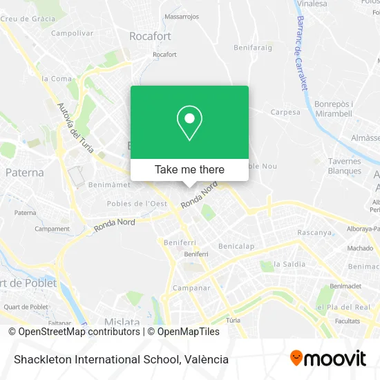Shackleton International School map