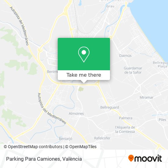 Parking Para Camiones map