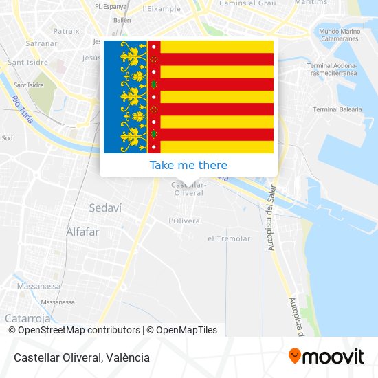 mapa Castellar Oliveral