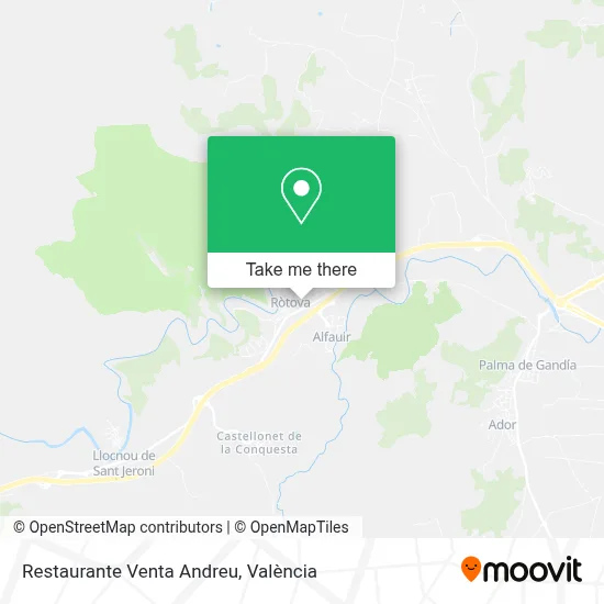 Restaurante Venta Andreu map