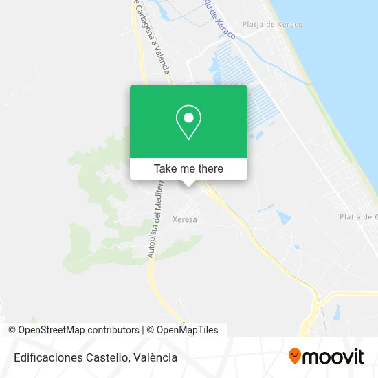Edificaciones Castello map