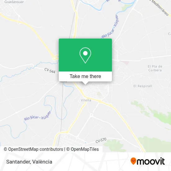 Santander map