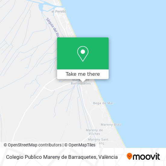 Colegio Publico Mareny de Barraquetes map