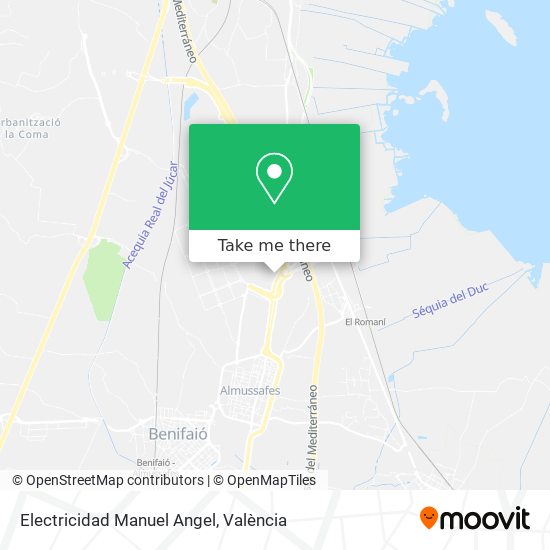 Electricidad Manuel Angel map