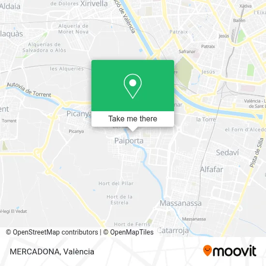 MERCADONA map