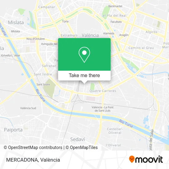 mapa MERCADONA