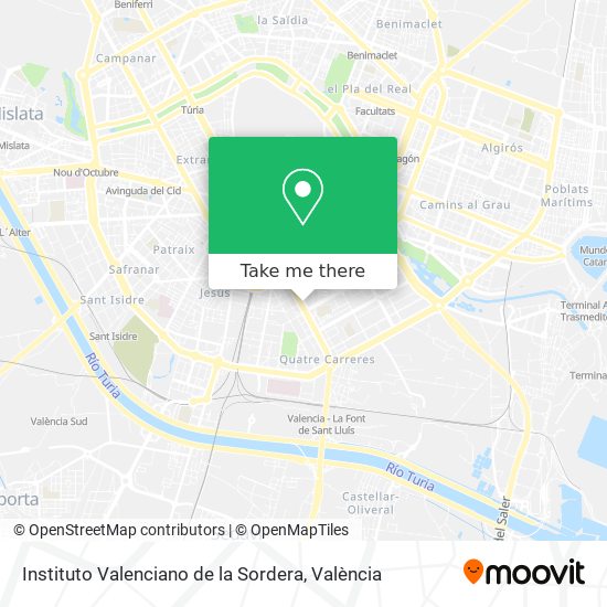 Instituto Valenciano de la Sordera map