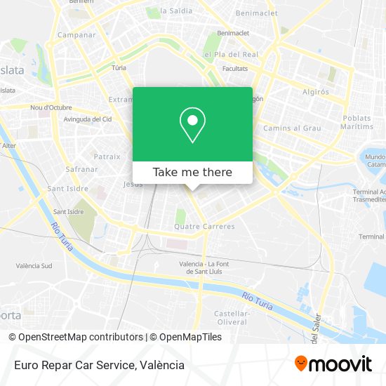 mapa Euro Repar Car Service
