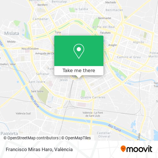 Francisco Miras Haro map